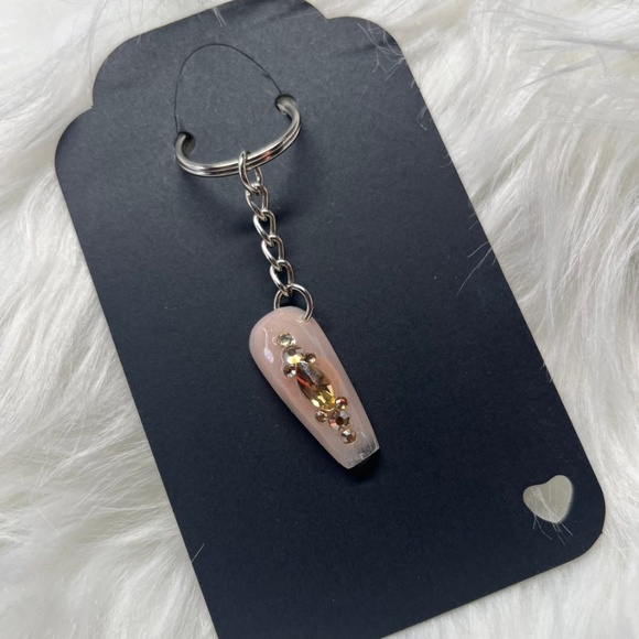 Nail Tech Business QR code Keychain - Picture 1 of 2